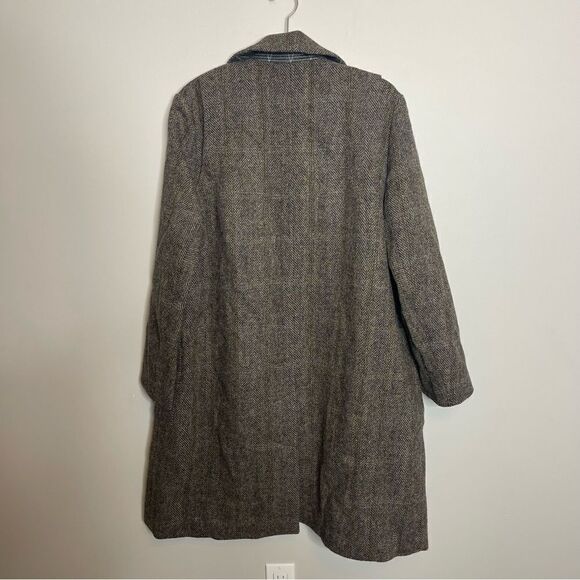 Zadig & Voltaire Macy Wool Check Coat size 38 CHARBON - Picture 9 of 12